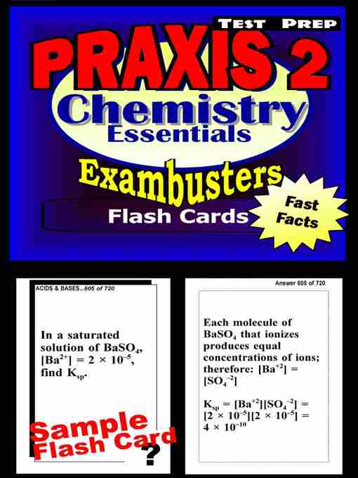 Title details for PRAXIS 2 Chemistry Test—PRAXIS General Science Flashcards—PRAXIS 2 Prep Exam Workbook by PRAXIS II Exambusters - Available